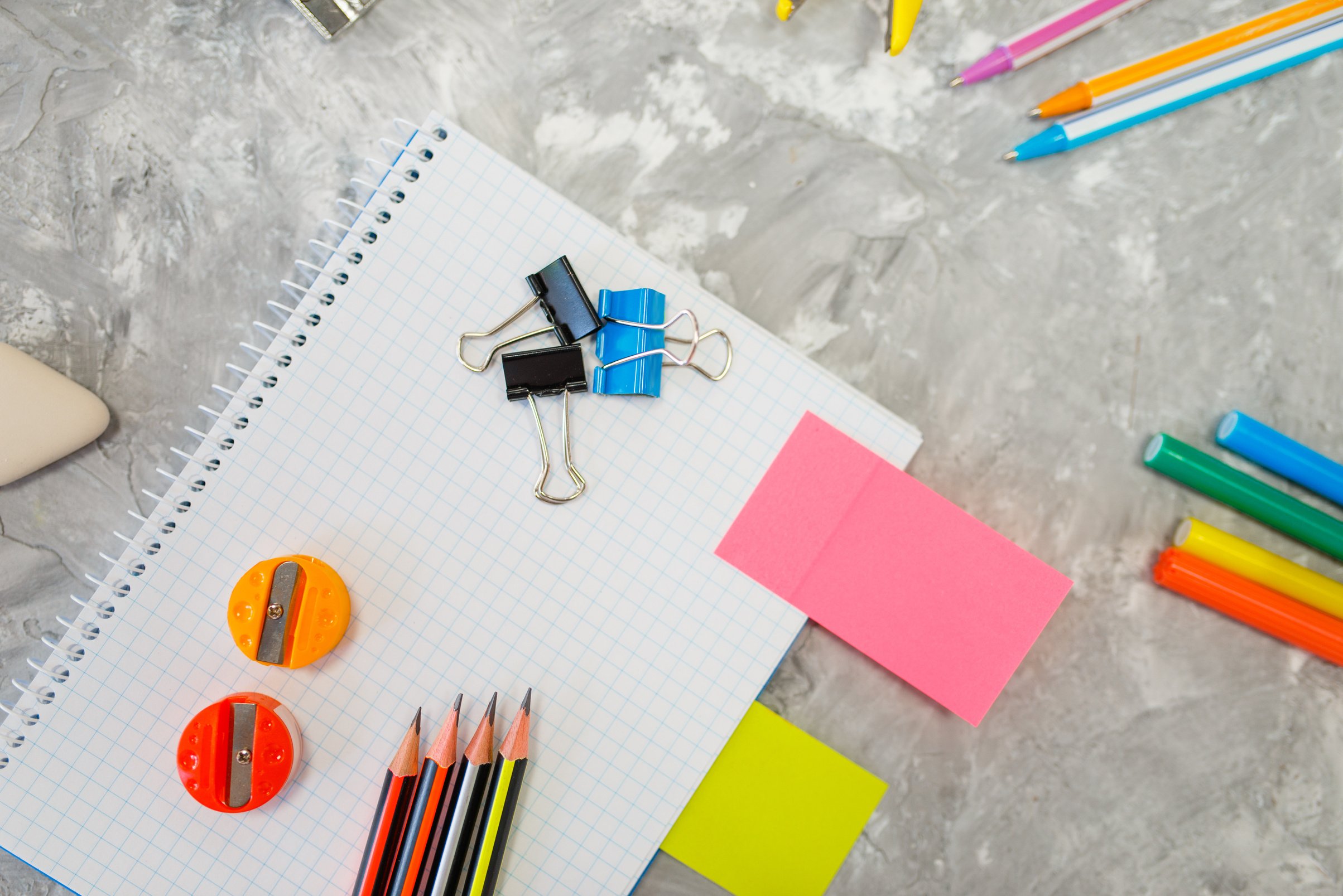 Office Supplies, Notebook in Stationery Store